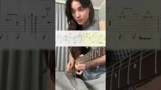 Are We Still Friends: Lizzie Skevington Solo With Tabs! #guitar #Blues #fender #tylerthecreator