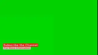 Thanks For Watching Green Screen