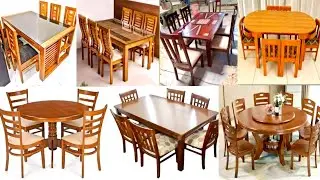 Wooden Dining Table Design🔥Wooden Dining Table Design Bangladesh🥰 New Furniture Design👇