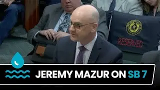 Overseeing Texas' Water Infrastructure Progress | Jeremy Mazur on SB 7