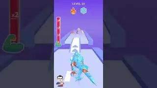 Dino Evolution Run 3D All levels #10 Gameplay   Walkthrough (iOS, Android) - GTC