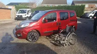 YY18 HXZ - Fiat Qubo Wheelchair access car - Brook Miller conversion - Low miles, super compact car
