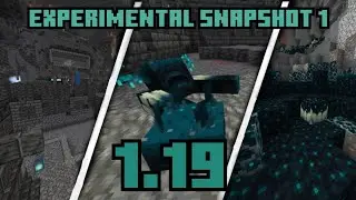 Experimental Snapshot For Minecraft 1.19! Warden And Deep Dark! All New Things Explained!