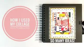Use Your Scraps 2021 #6 - Junk Journal With Me Using Collage Masterboards