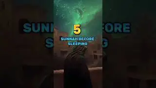 5 Sunnah before sleeping #islam #youtubeshorts  #islamicvideo#islamic #sunnah