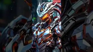 futuristic mecha armor design inspired by snake #fyp #robot #snake