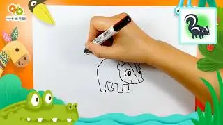 Skunk temperature and bad smell of skunk | Toddlers Learn Colors