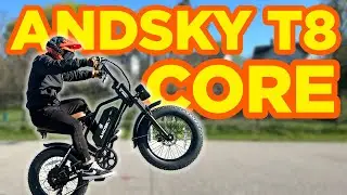 Andsky T8 Core: Budget Moped-Style E-Bike With Solid Features