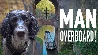 MAN OVERBOARD! Dog Rescue on the Freezing Shropshire Union Canal! - Ep. 84