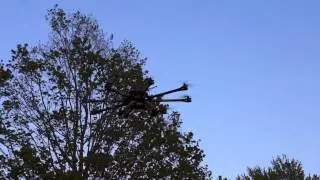 Rc-Drones PreBuilt 1000mm OctoKong OctoCopter Multi Rotor GPS/AutoLand carrying 5.5lbs