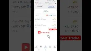 Nifty option selling in Zerodha kite | Nifty option selling in Expiry Day #nifty #banknifty #viral