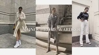 秋天纯色穿搭 黑白灰驼色单品合集 Zara/H&M/Aritzia/Alexader Wang/马丁靴/Stuart Weitzman