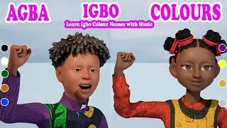 Igbo Color Song | Agba Igbo | Learn Names of Colours | Igbo Sing Along | Igbo Animation for Kids