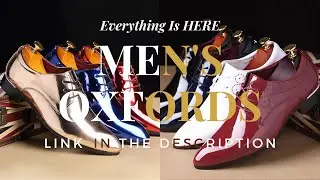 Men's Oxford Shoes / Oxford Shoes #19 / Оксфорды Мужские