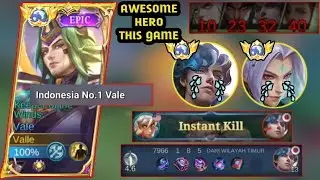 REAL!! 2025 VALE BEST TRICK COUNTER META LING & XAVIER IN SOLO RANKED ~ MLBB