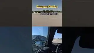 Emergency Braking to avoid collisions in a BMW