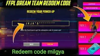 Free Fire redeem code // 6 January   FF redeem code // FFPL Dreem Team code