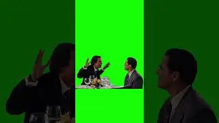 Leonardo DiCaprio and Matthew McConaughey, in Wolf of Wall Street #greenscreen #fyp #reels #shorts