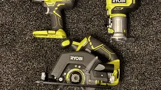 RYOBI trim Router,  Impact  Wrench and Circular Saw