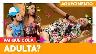 CHOCADA! Dona Jô DESMAIA com o anúncio de Jéssica! 😱 | Aquecimento Vai Que Cola