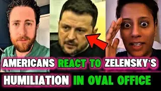 Americans React to Zelensky&rsquo;s Humiliation in the Oval Office by Trump!#us