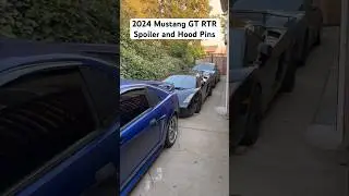 2024 Mustang GT RTR Spoiler and Hood Pins