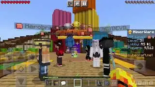 miner ware in minecraft cube craft server || #viral #minecraft #minerware #cubecraft #subscribe