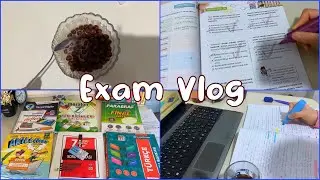 Exam Vlog✨💫 | Birikmiş testler 😵‍💫| Sütlü Kahve  🍒☕️