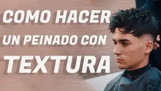 Peinado con textura hombre / COMO PEINAR EL CABELLO PARA FOTO