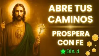 💥Día 4 | San Judas Abre Tus Caminos 💰 Rompe Bloqueos y Multiplica Tu Prosperidad HOY