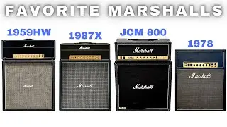 My Favorite Marshall Amps 1959HW | 1987x | JCM 800 2203 | JMP 1978