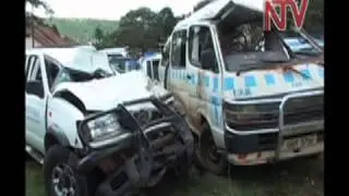 ROAD TRAGEDY:  FIVE KILLED ALONG KAMPALA-MASAKA HIGHWAY