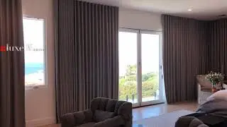 Ripplefold automatic drapes draperies