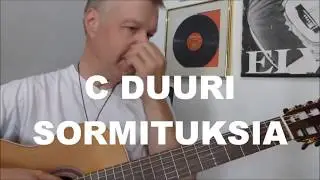 Kitara - C duuri asteikko teoriassa ja käytännössä 2/2