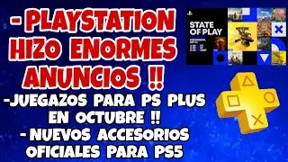 PLAYSTATION HIZO ENORMES ANUNCIOS !! JUEGAZOS DE PS PLUS NUEVOS ACCESORIOS PARA PS5 Y MUCHOS JUEGOS 