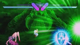 Akuma vs Shermie &ndash; Dark Power Meets Electric Seduction | Intense Fighting Showdown