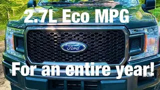 Расход топлива Ford F-150 2.7L EcoBoost на галлон за целый год! Реальные данные! Учитывая 2.7-лит...