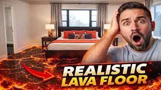 I Built a REALISTIC Lava Floor Bedroom 😱 | AI Home Design