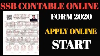 SSB tradesman recruitment 2020 / SSB tradesman vacancy 2020 / SSB Constable online form 2020/ #start