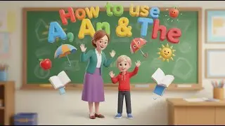 Learn How to Use A, An & The | Easy English Grammar for Kids & Elders #LexifyMe #vocabulary #English