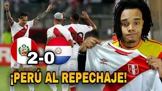PERÚ vs PARAGUAY (2-0) REACCIÓN DE COLOMBIANO