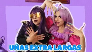 24 HORAS CON UÑAS EXTRA LARGAS / Mali y Emita