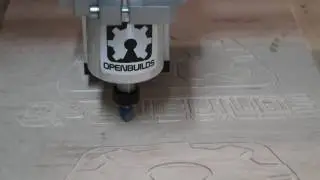C-Beam Ox Router engrave second pass