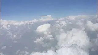 AEROPLANE ✈️ ABOVE tHe cLoUdS, bEyOnD tHe hORiZon #cLoUdS vIeW above 35000 feet 