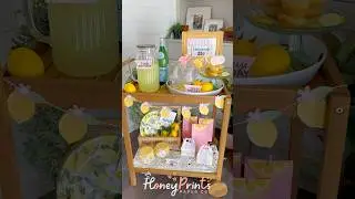 🍋DIY Lemonade cart decor | The Lemonade Collection | Honey Prints Paper Co