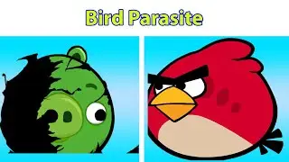 Friday Night Funkin' VS Angry Birds Parasite | Musta Parvi (fnfmod) (horror)
