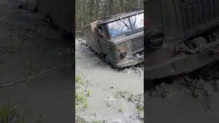 Газ 66 в коварной глине. Выедет ? OFF4ROAD ADRENALIN TOURS SPB