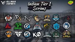 [Hindi] Indian 🇮🇳 Tier 1 Scrims (Phase 2 - Day 1) &bull; PUBG Mobile &bull; Villager Esports | Bluestacks