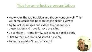 IB Theatre research presentation