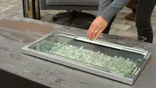 The Outdoor GreatRoom Company Linear Tempered Glass Wind Guard